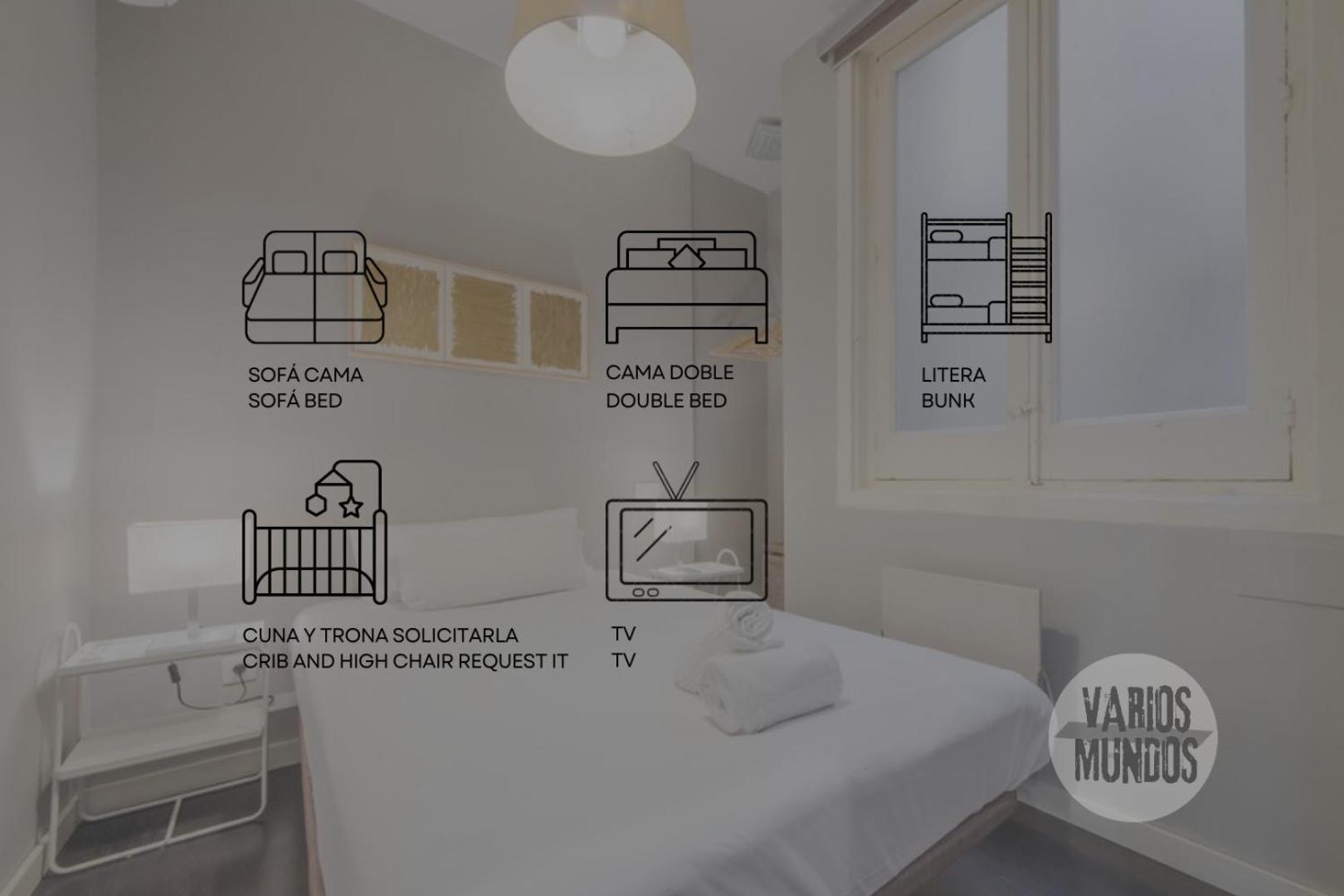 Great Apt Para 6Pax In The Heart Of Madrid Center Exterior foto